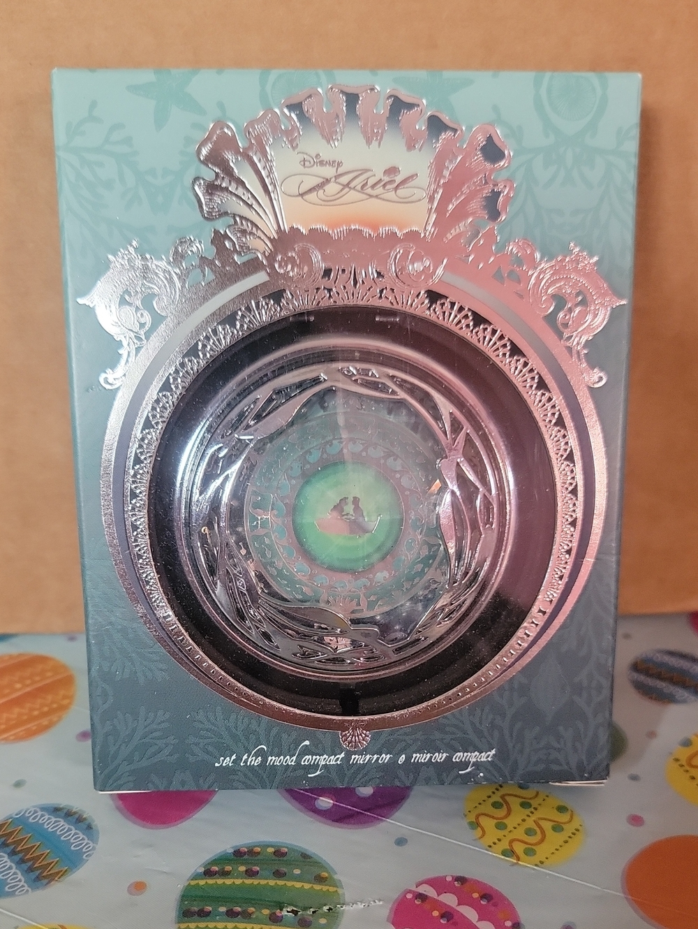 Disney Ariel Compact Mirror - Teal & Silver Accents